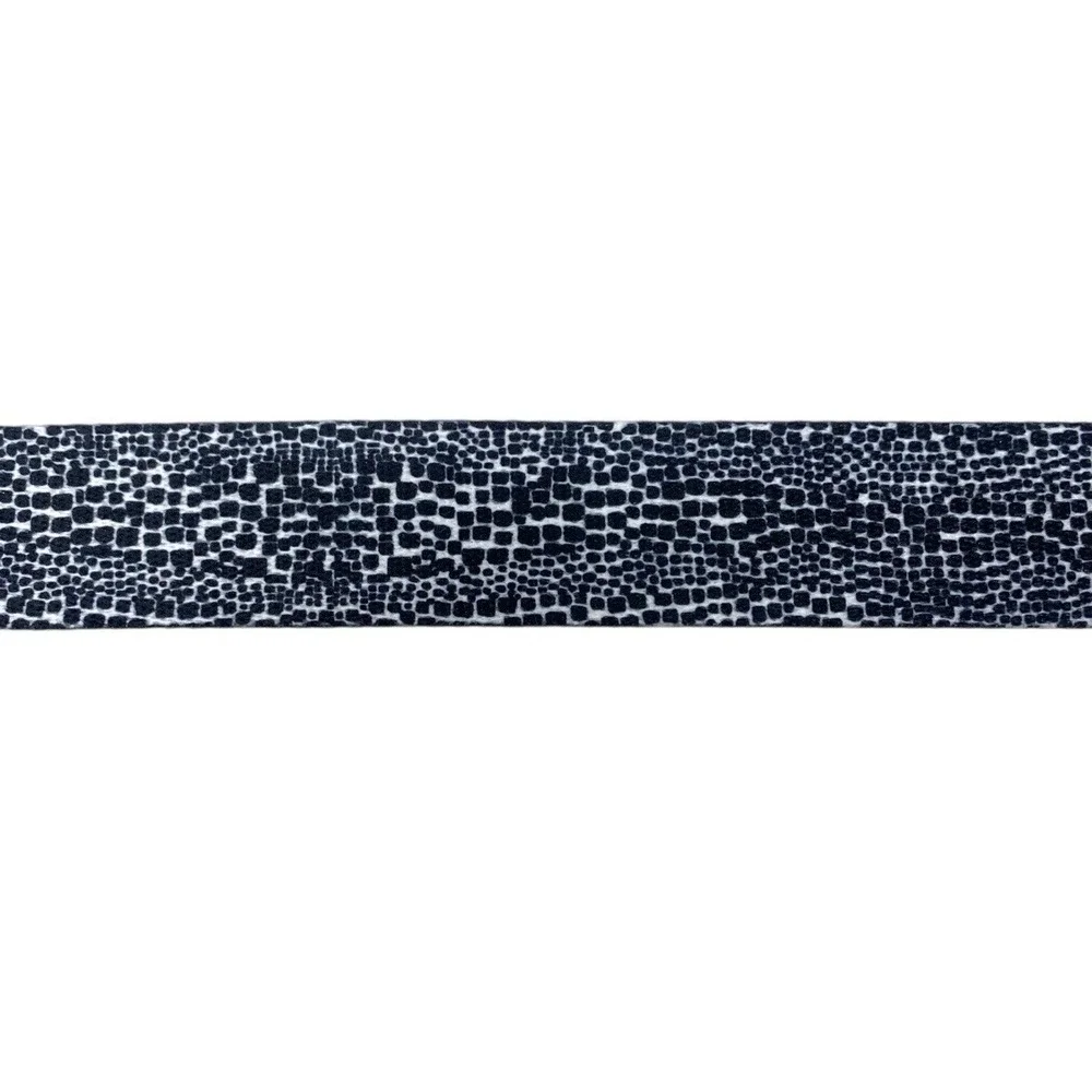 Nike Unisex Adult Belt Black & White Abstracted Spotted Print - Logo - 41